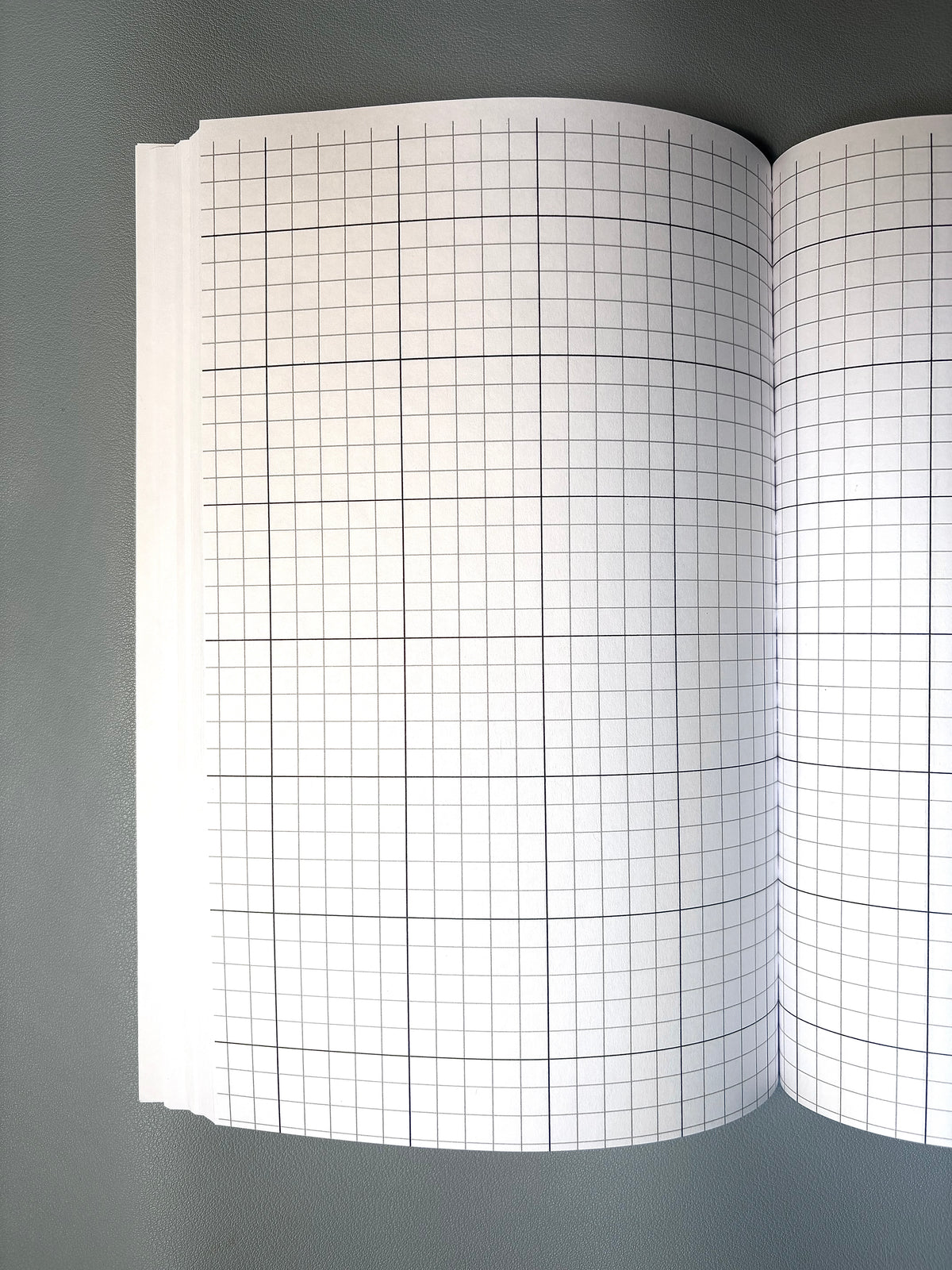 Grid Notebook with Watercolor Cover