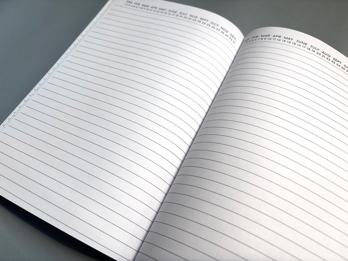 Flexible Date Header™ Lined Notebook