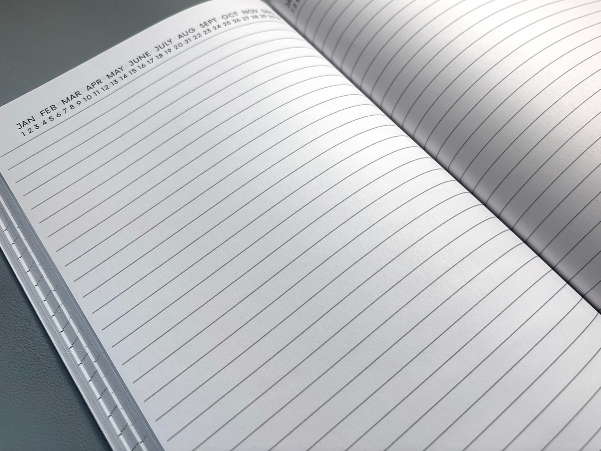 Flexible Date Header™ Lined Notebook