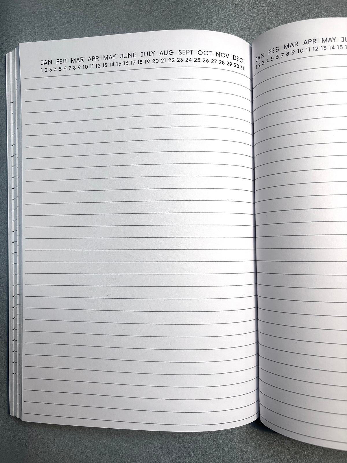 Flexible Date Header™ Lined Notebook