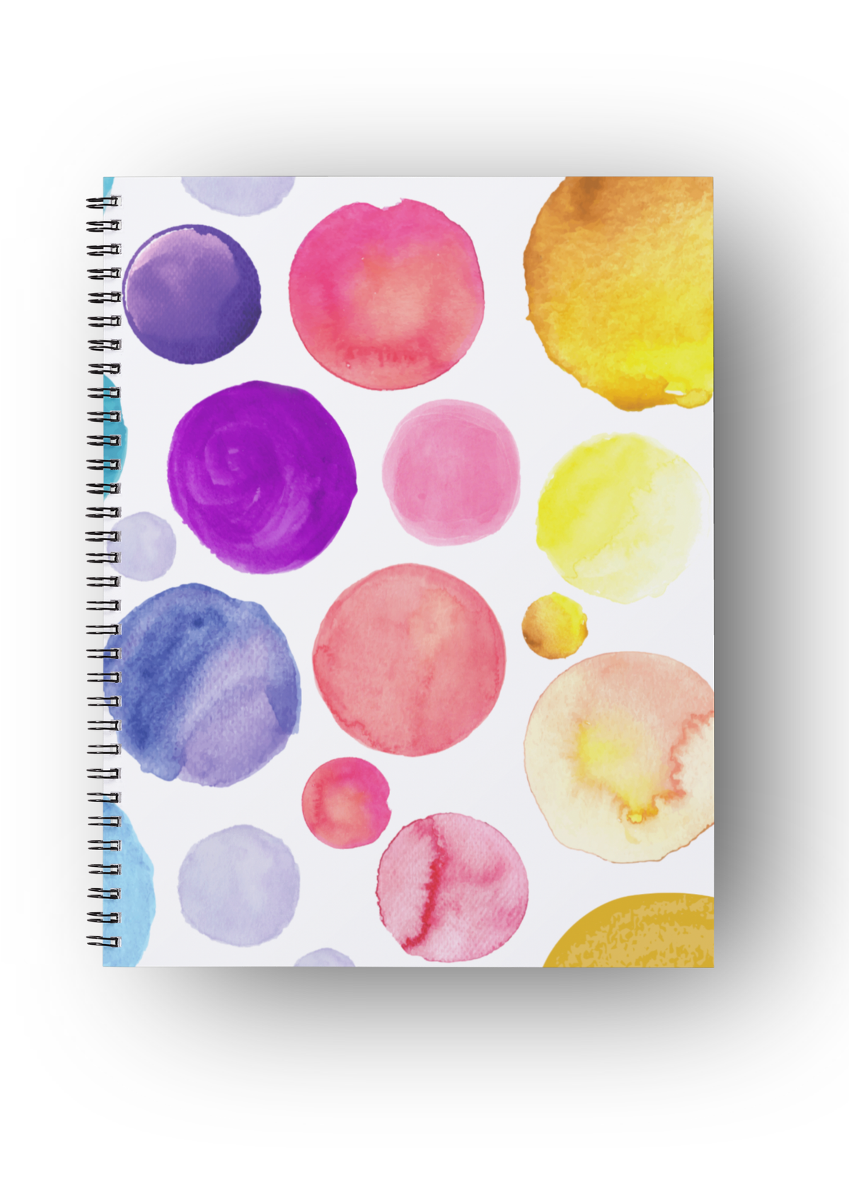 Blank Page Notebook with Watercolor Cover