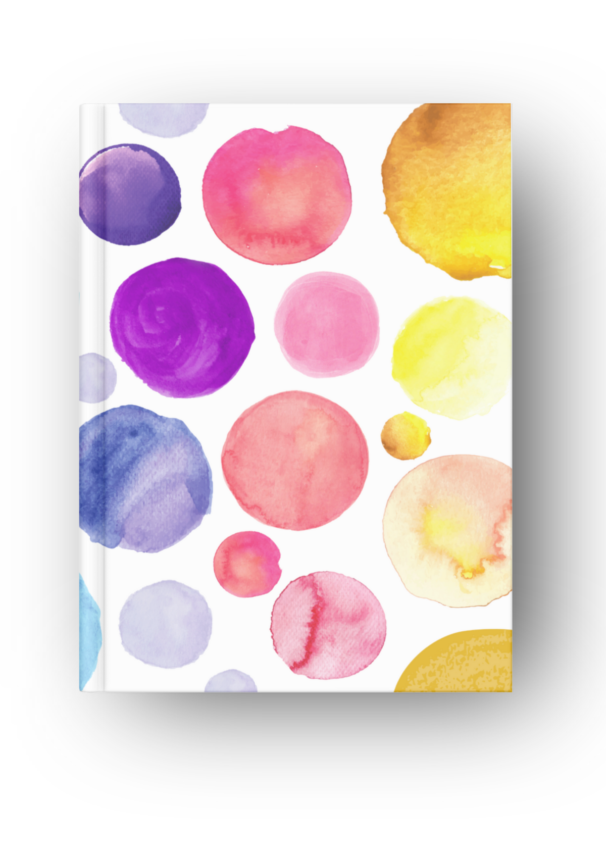 Grid Notebook with Watercolor Cover